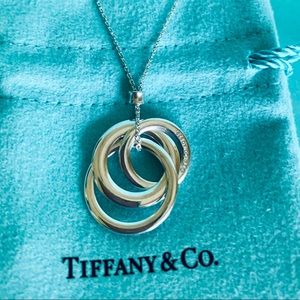 Tiffany & Co. Silver Interlocking Circles Necklace